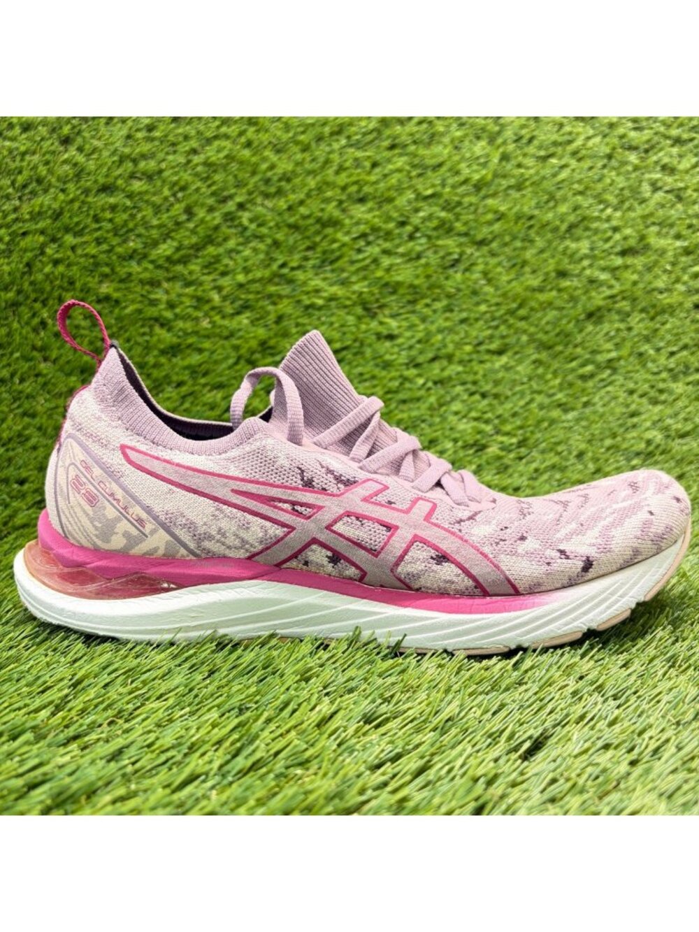Asics Gel-Cumulus 23 MK Barely Rose Purple Womens Size 9 Running Shoes Sneakers
